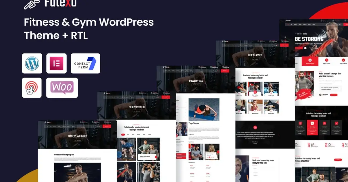 Futexo – Fitness & Gym WordPress Theme + RTL