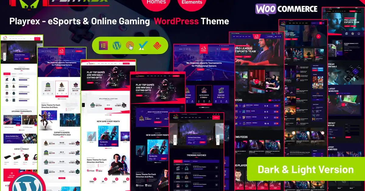 Playrex – eSports & Gaming WordPress Theme