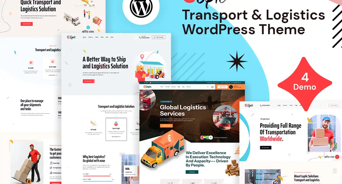 Copic – Transport & Logistics WordPress Theme