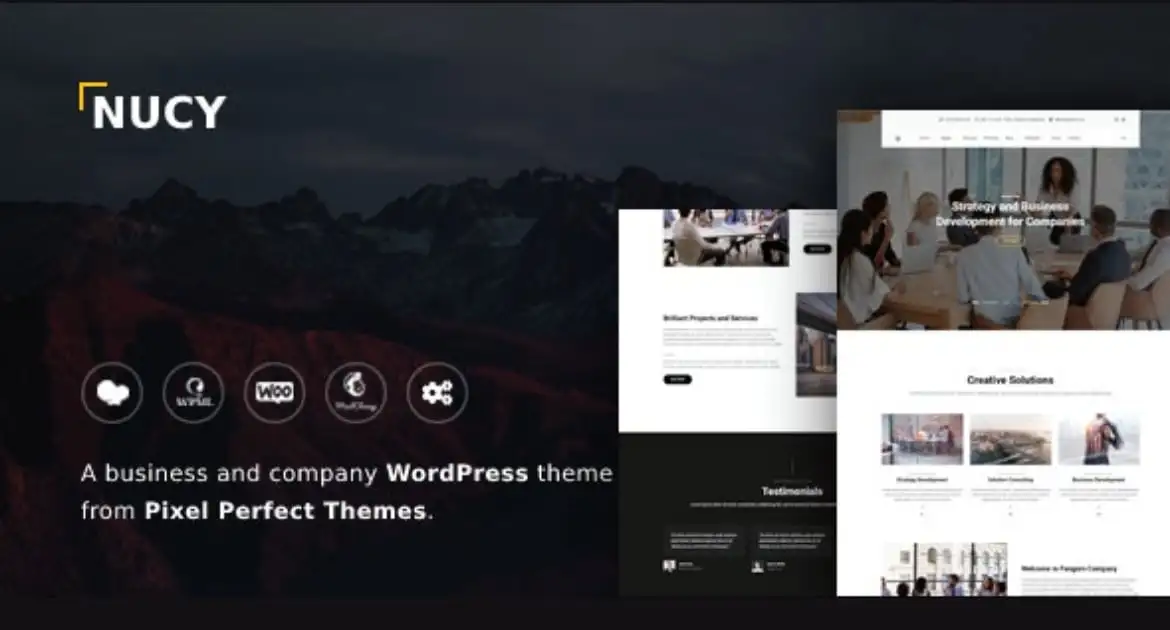 Nucy – Business & Company WordPress Theme
