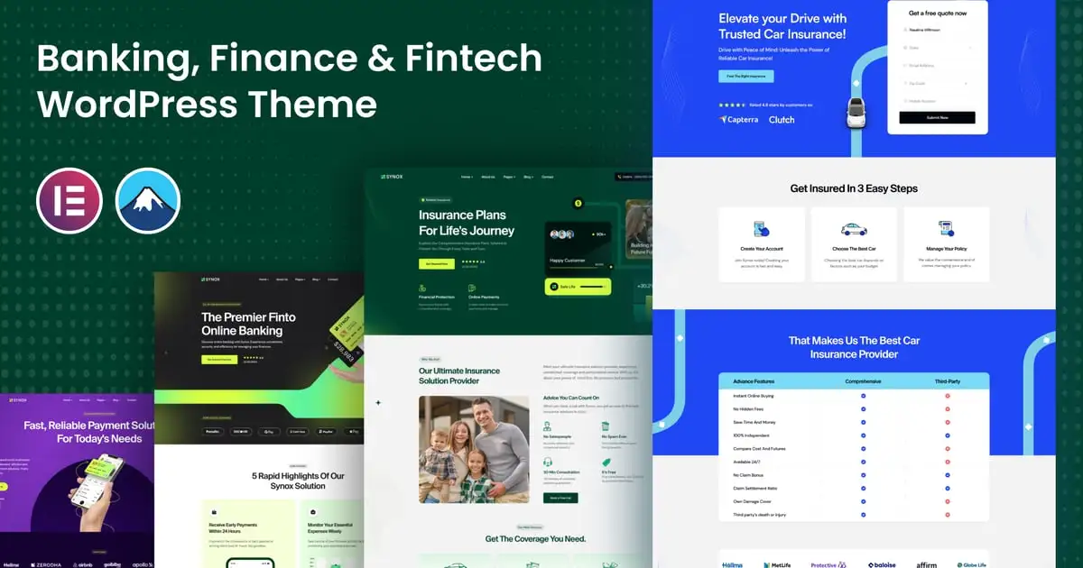 Synox – Finance & Banking WordPress Theme
