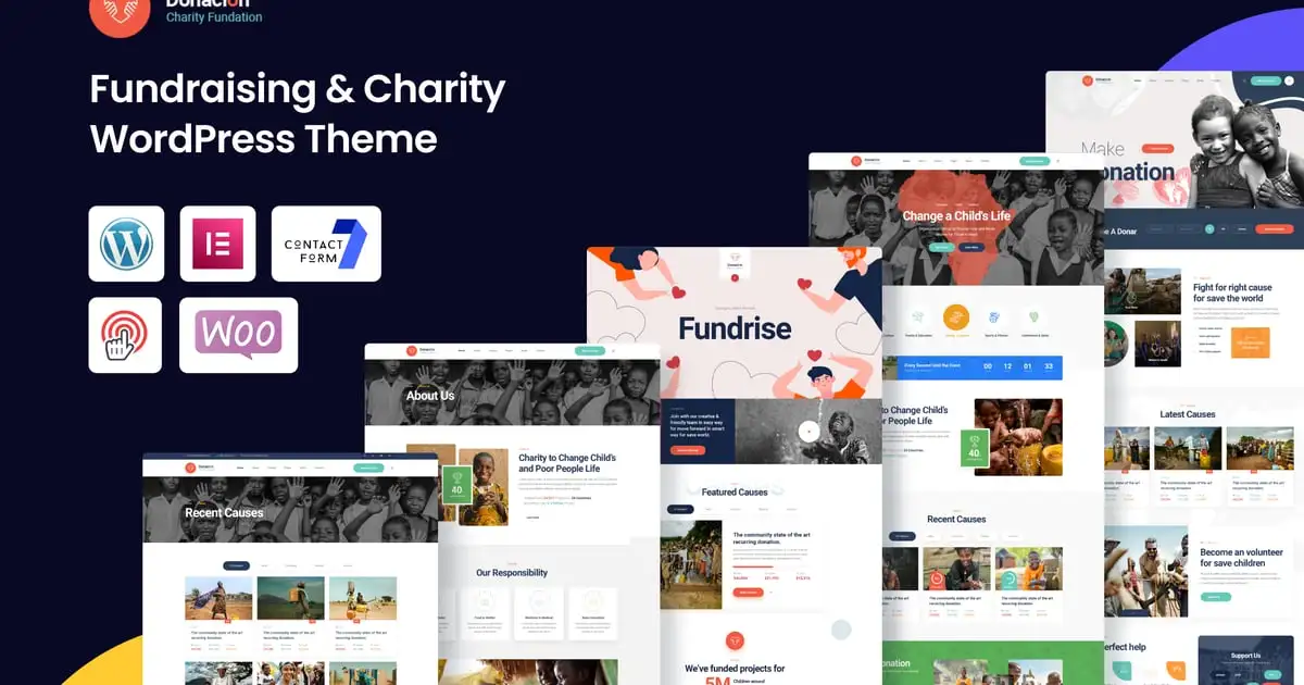 Donakion – Charity Foundation WordPress Theme