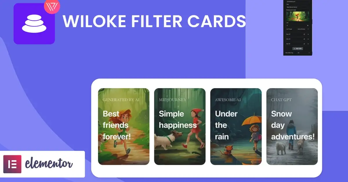 Wiloke Filter Cards Elementor Addon