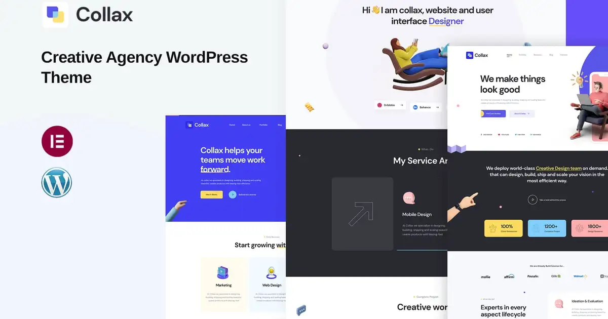 Collax – Creative Agency WordPress Theme