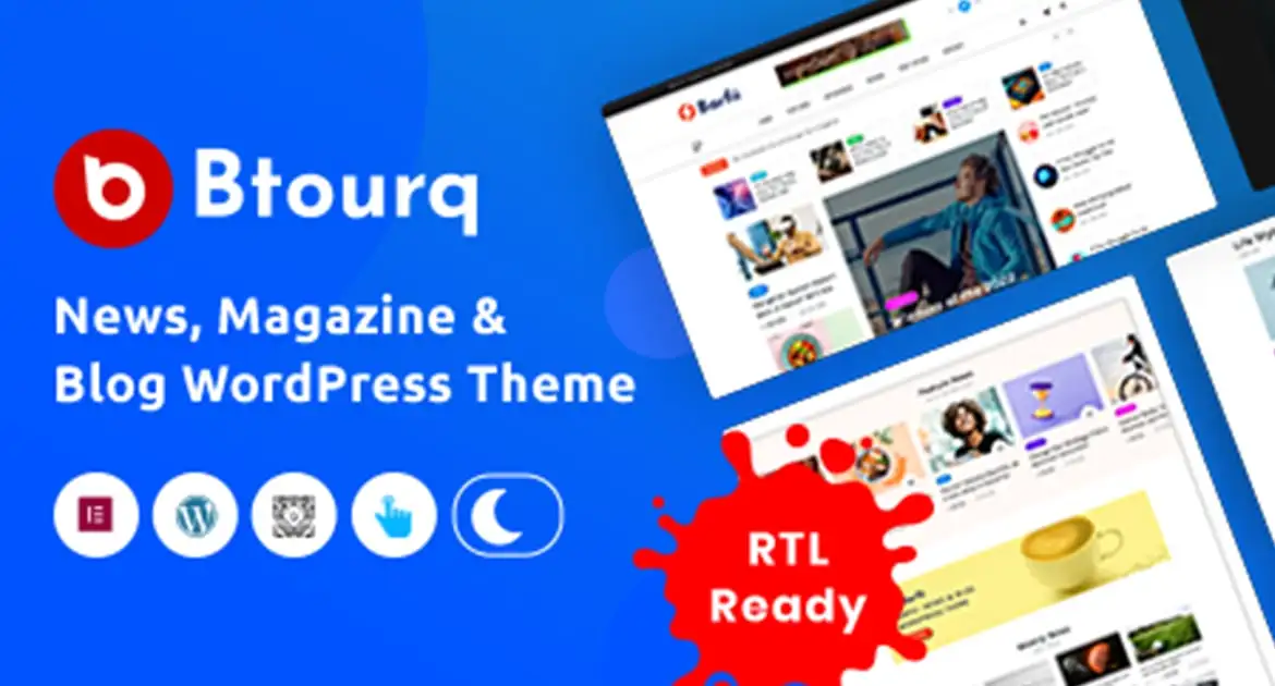 Btourq – WordPress News Magazine Theme