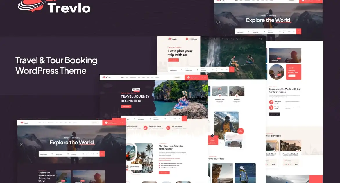 Trevlo – Travel & Tour WordPress Theme