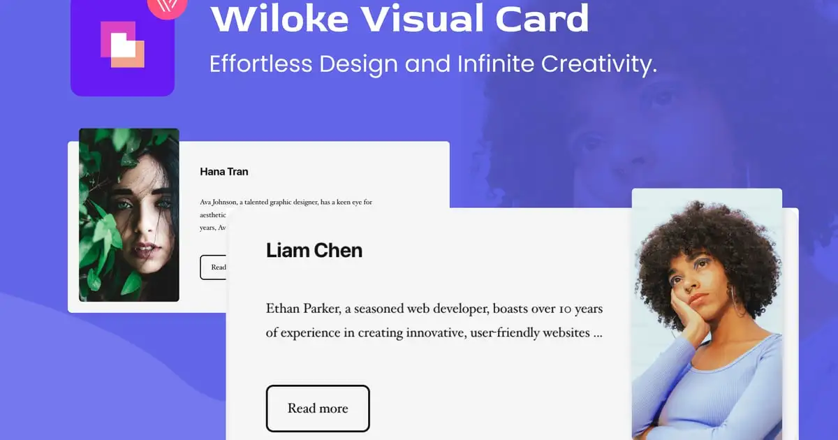 Wiloke Visual Card Elementor
