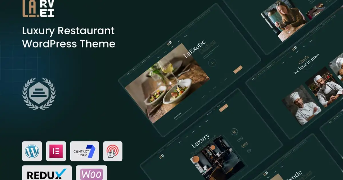 La.Revi – Luxury Restaurant WordPress Theme