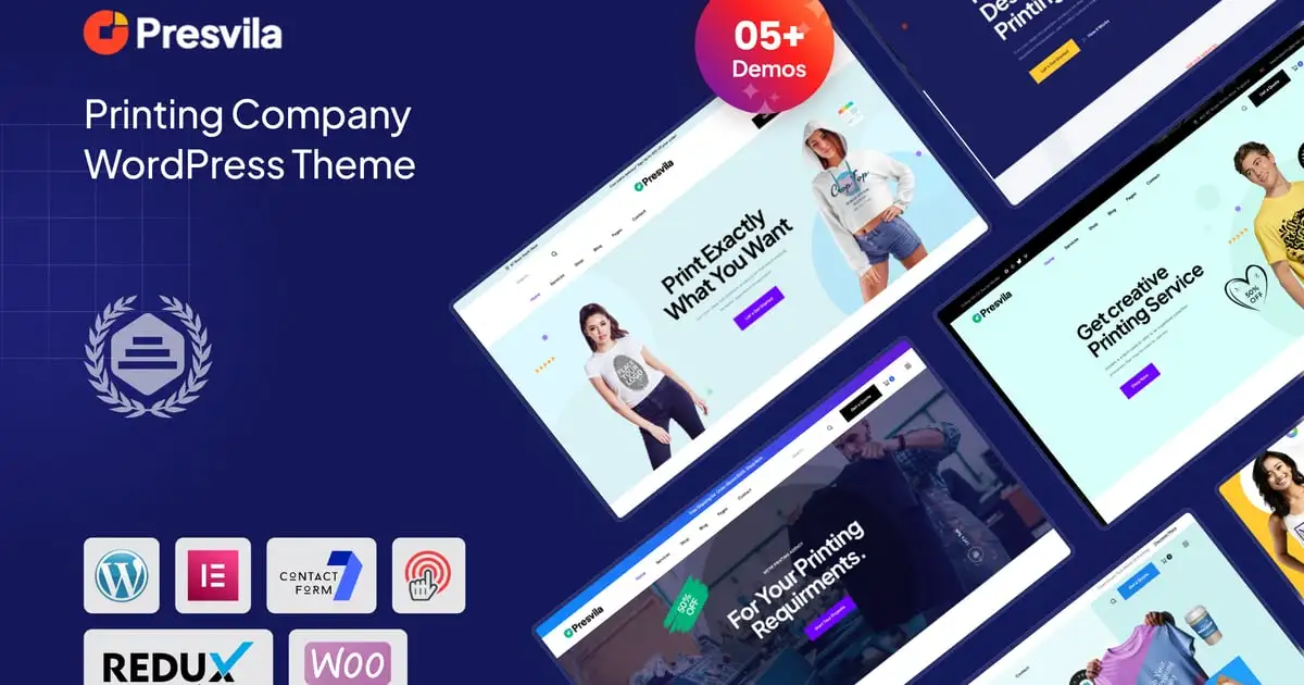 Presvila – Printing Company WordPress Theme