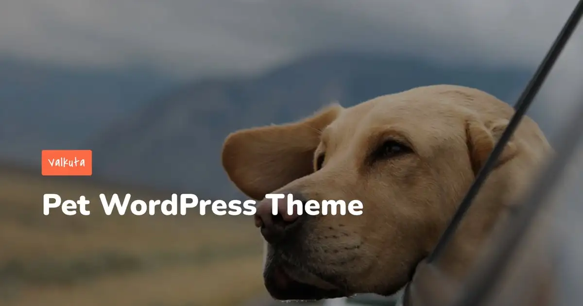Valkuta – Pet WordPress Theme