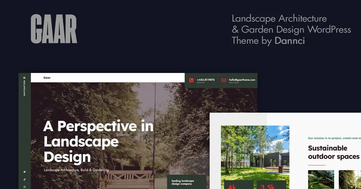 Gaar – Landscape Architecture & Garden Design WP