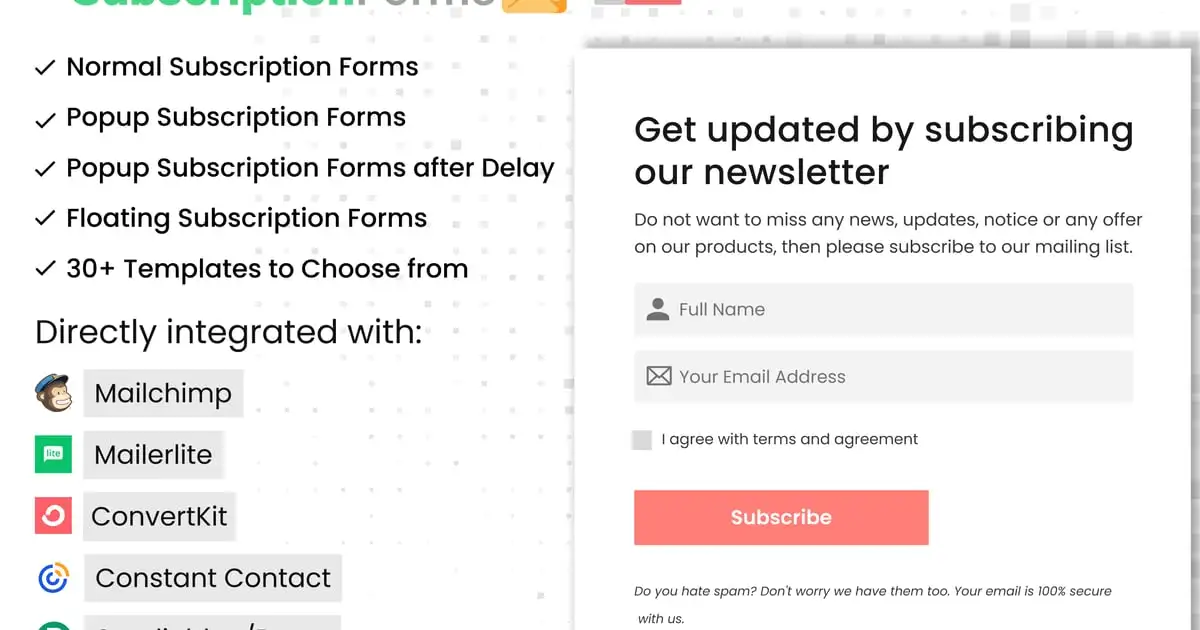 WP Subscription Forms PRO