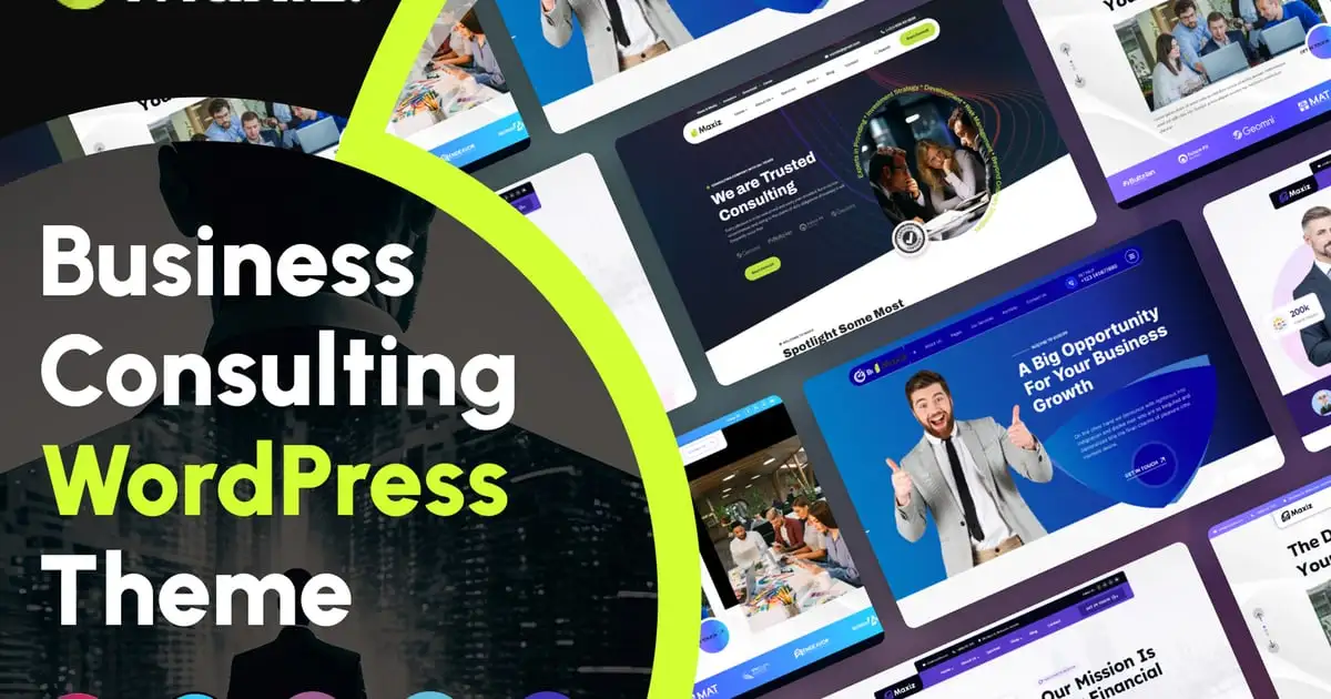 Maxiz – Business Consulting WordPress Theme