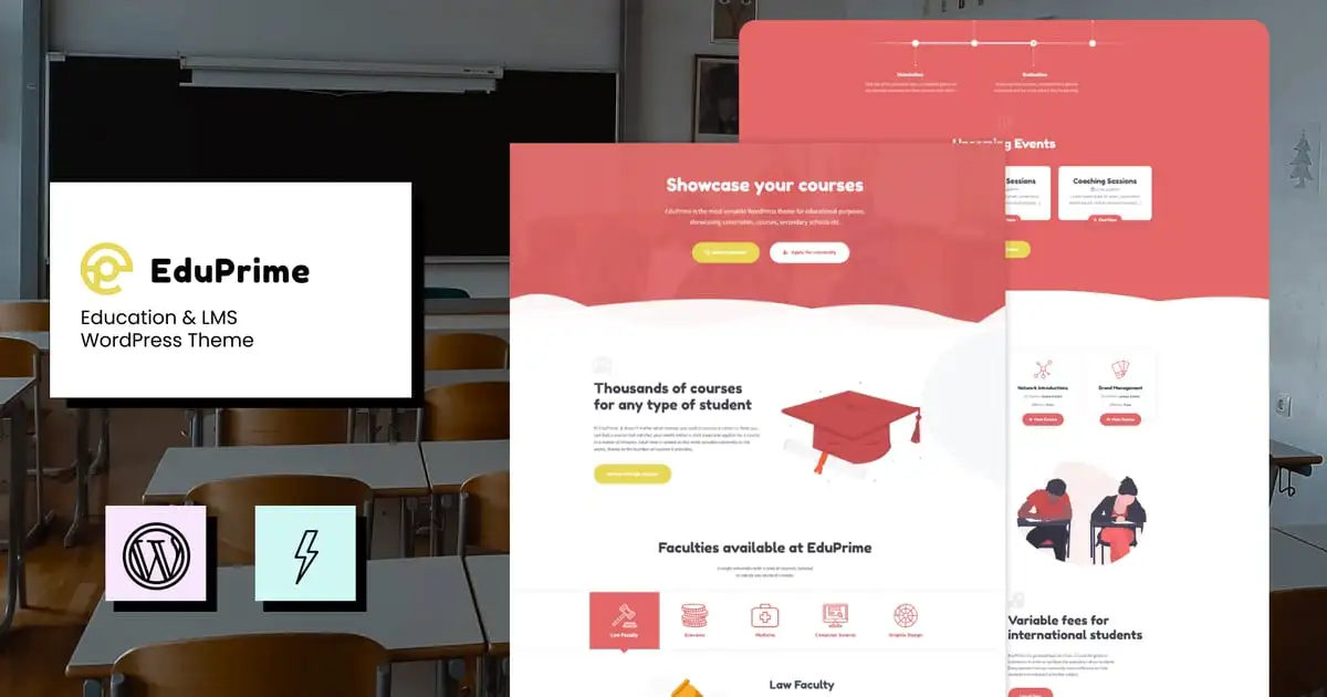 EduPrime – Education & LMS WordPress Theme