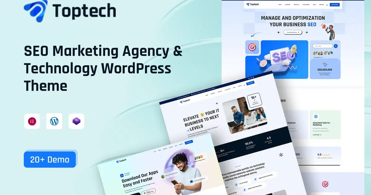 TopTech – Technology & IT Solution WordPress Theme