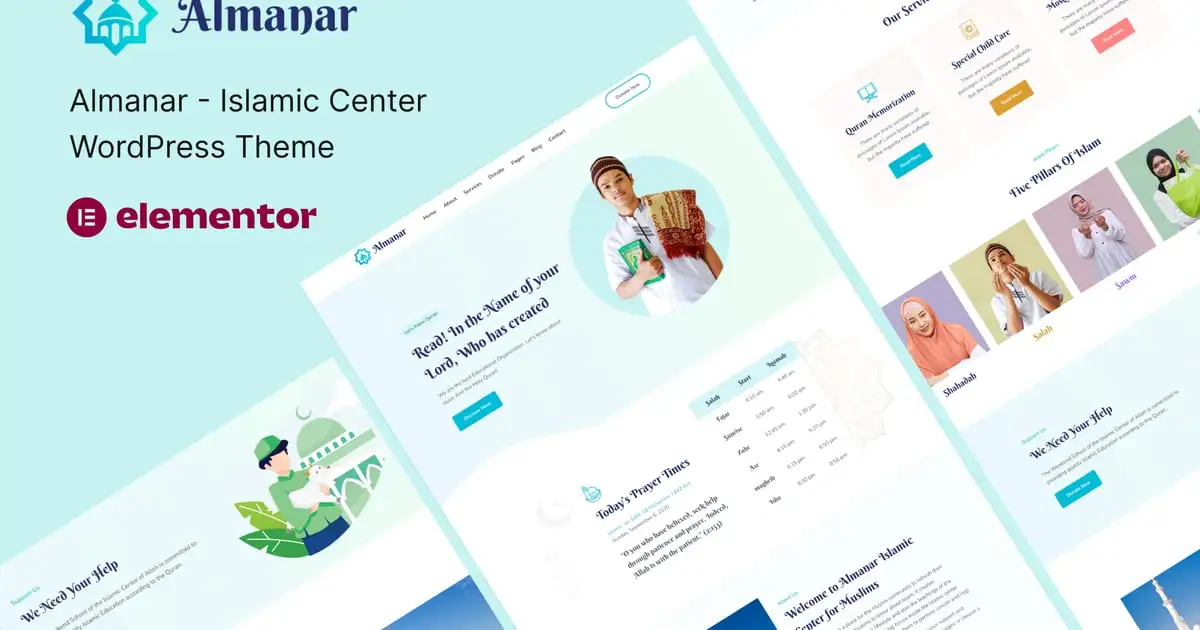 7f1653f3-5484-4336-ba31-dfb44a941fdd Almanar – Islamic Center WordPress Theme