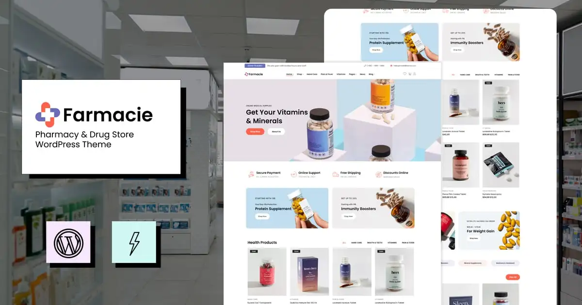 Farmacie – Pharmacy & Drug Store Theme