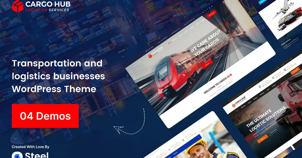 Cargo HUB – Logistics & Transport WordPress Theme