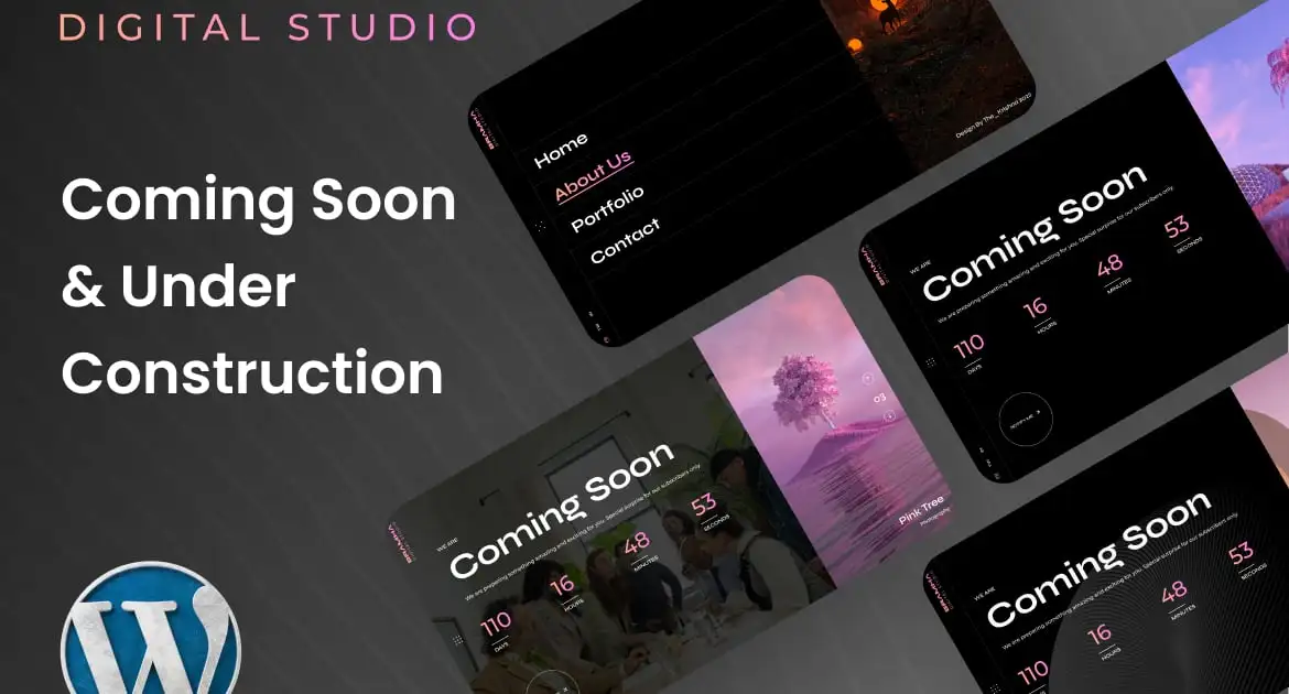 Coming Soon & Under Construction WordPress Theme