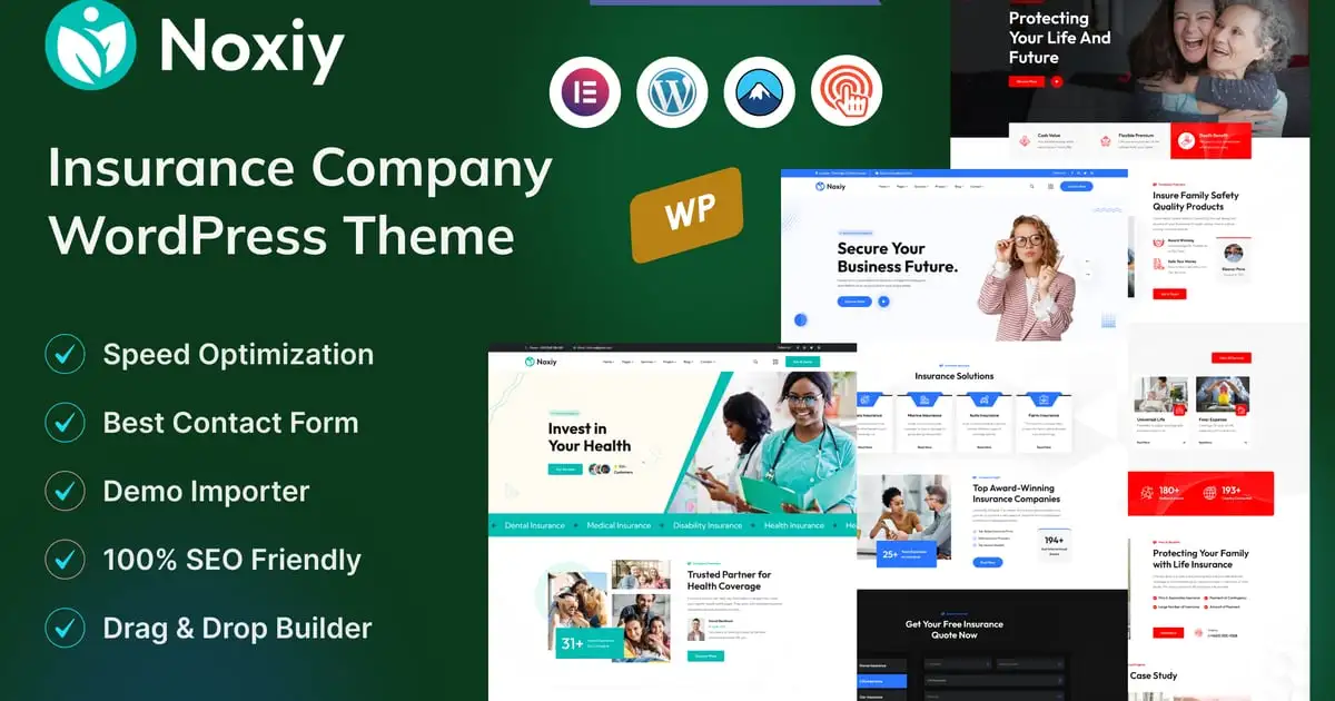 Insurance Business Agency WordPress Theme