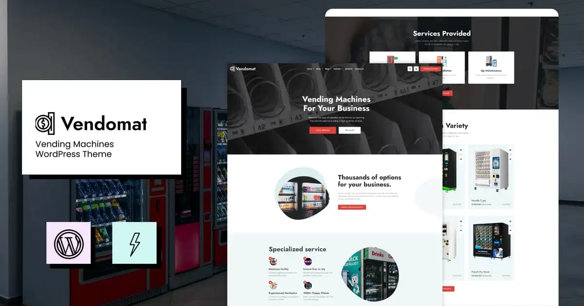 Vendomat – Vending Machines WooCommerce Theme