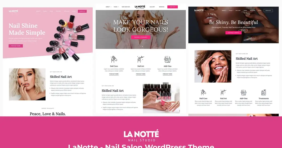LaNotte – Nail Salon WordPress Theme