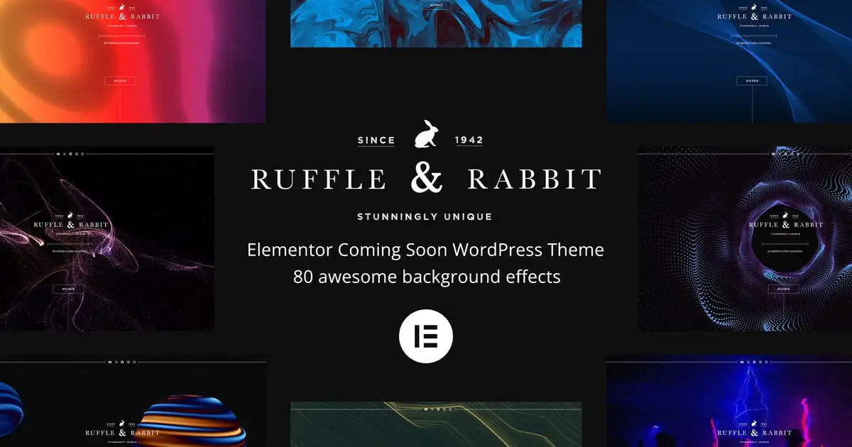Rabbit – Elementor Coming Soon WordPress Theme
