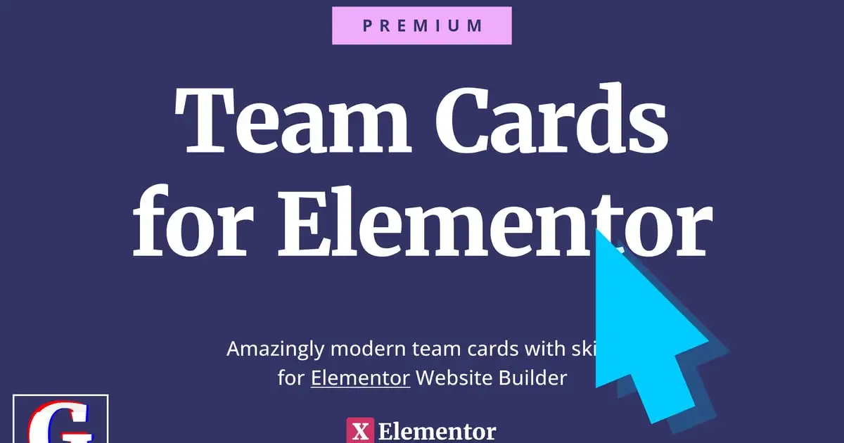 Team Cards for Elementor