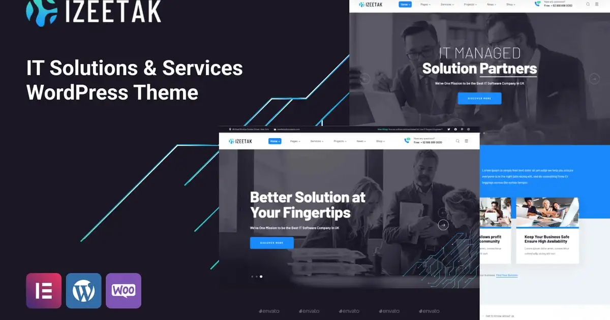 Izeetak – IT Solutions & Services WordPress Theme