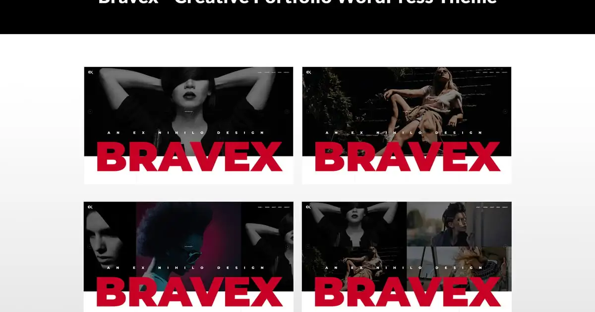 Bravex – Creative Portfolio WordPress Theme
