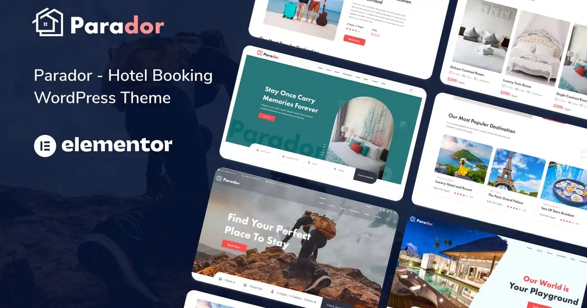 Parador – Hotel Booking WordPress Theme