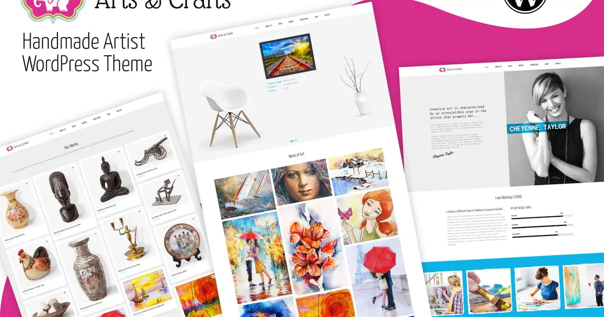 Crafts & Arts – Handmade Artist WordPress