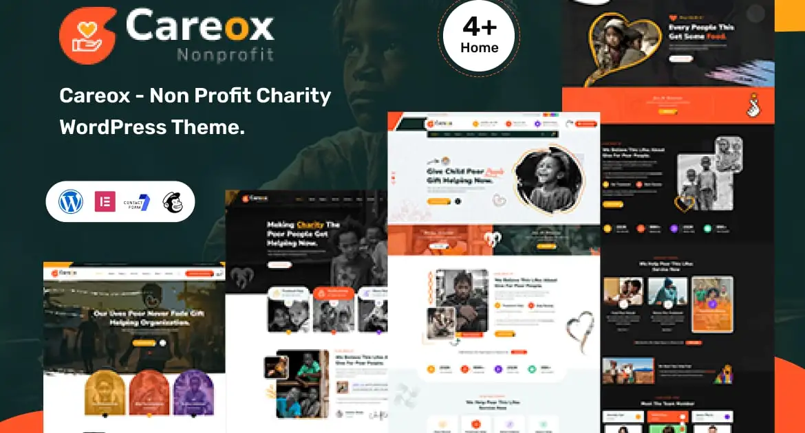 Careox – Non Profit Charity WordPress Theme