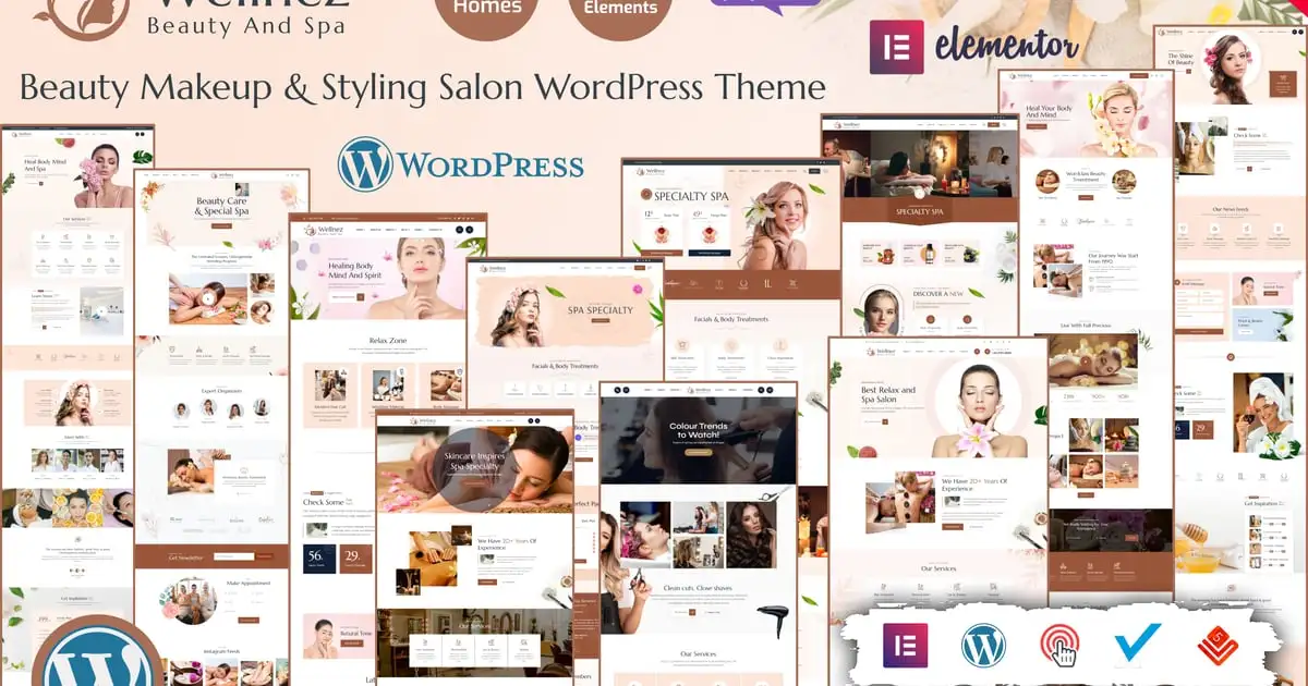 Wellnez – Beauty Spa Wellness WordPress Theme