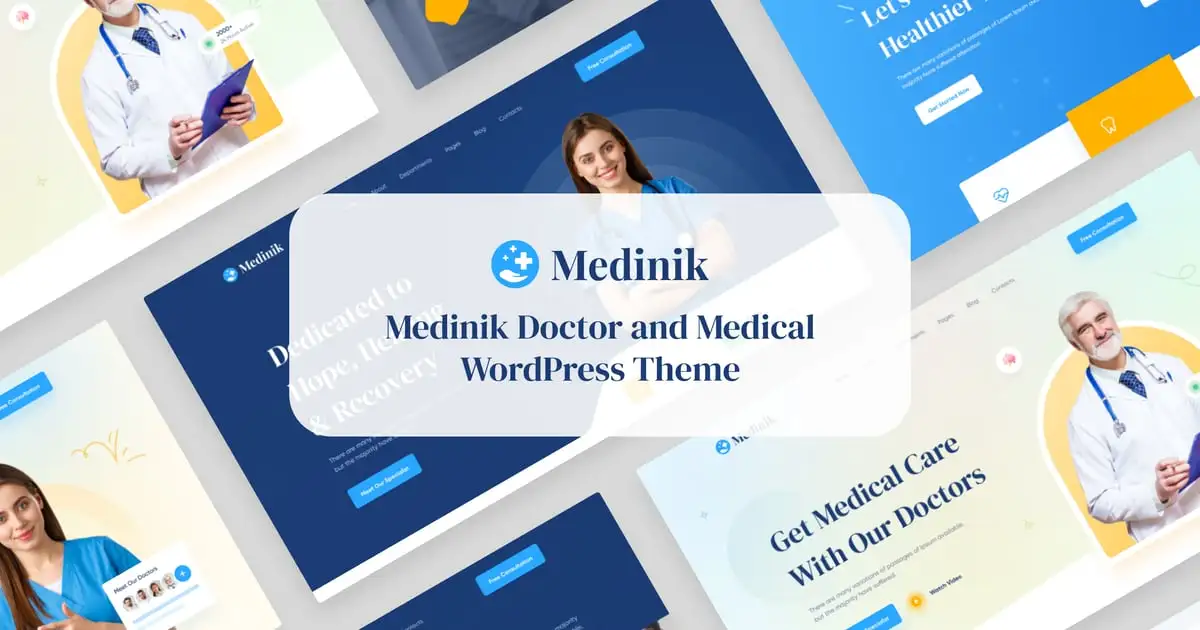 Medinik – Doctor & Medical WordPress Theme