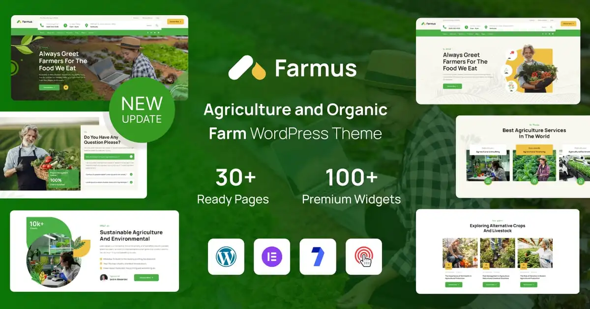 Farmus – Agriculture and Organic Farm WordPress