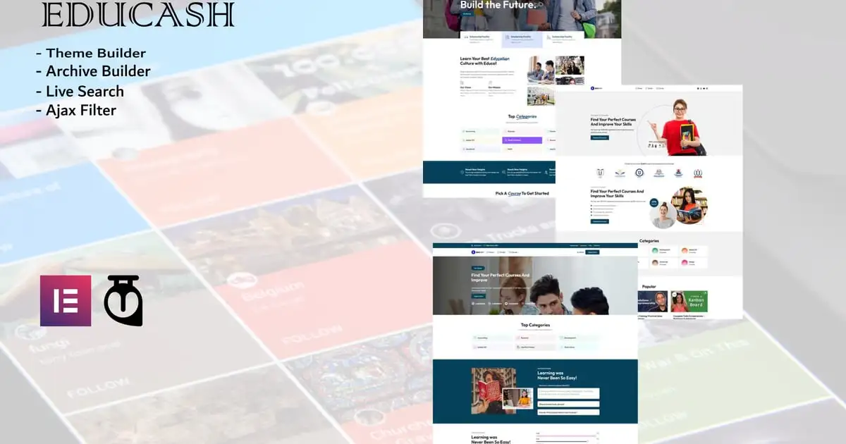 Educash WordPress LMS theme