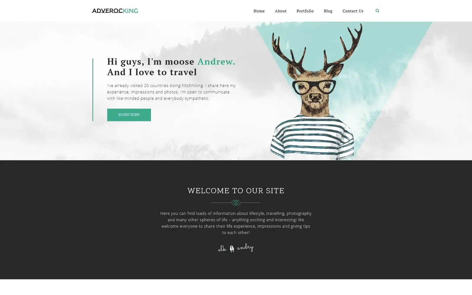 Adverocking – Lifestyle Neutral WordPress Elementor Theme WordPress Theme