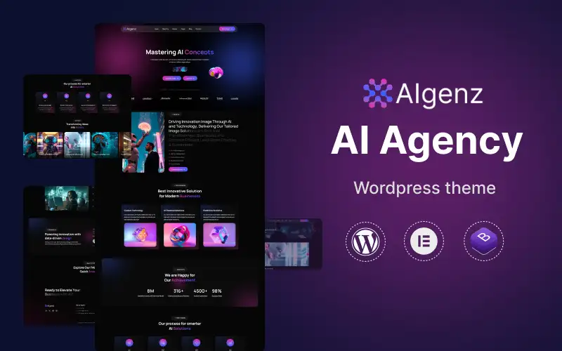 AIgenz – AI Agency WordPress Theme