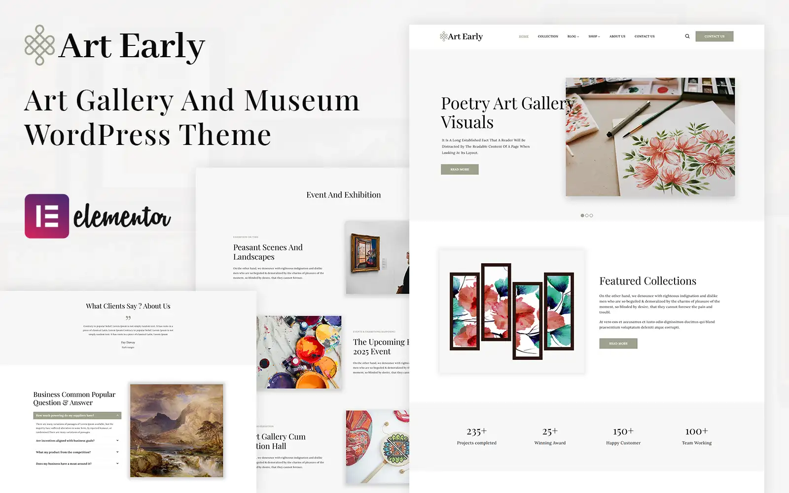 Art Early – Art Gallery and Museum WordPress Theme