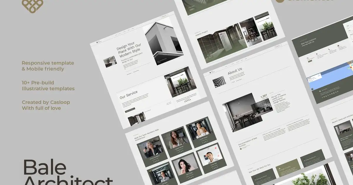 Bale – Architect Elementor Template Kit