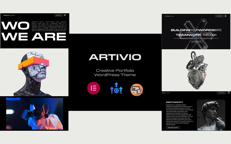 ArtiVio – Creative Portfolio & Agency WordPress Theme