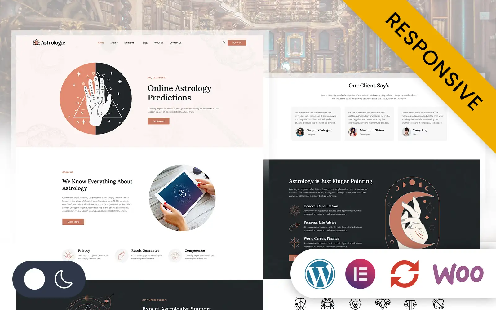 Astrologie – Horoscope, Astrology Elementor WordPress Responsive Theme WordPress Theme