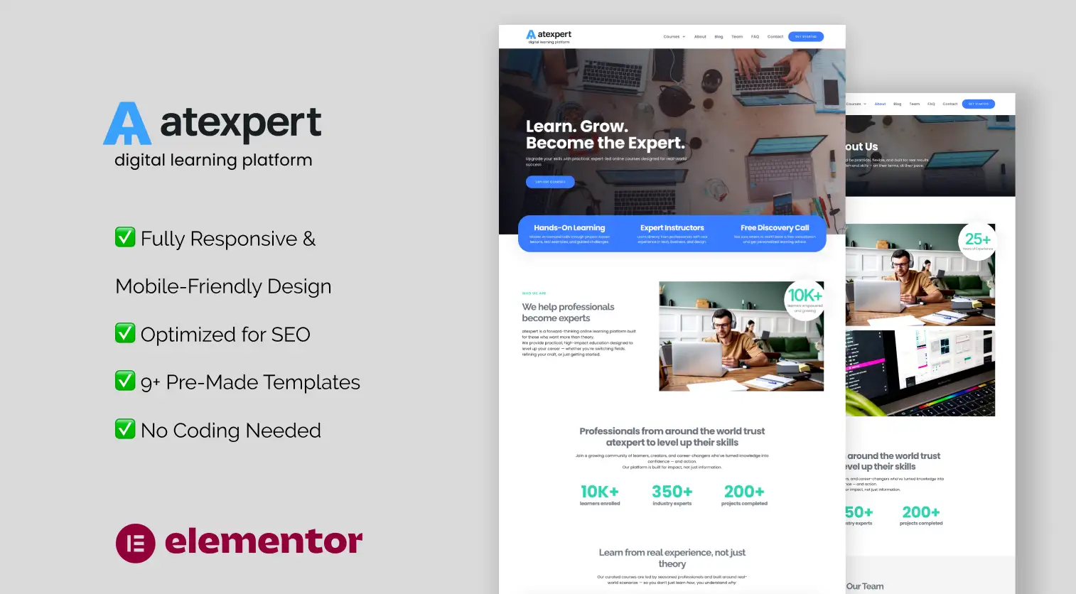 Atexpert Elementor Template Kit Elementor Kit