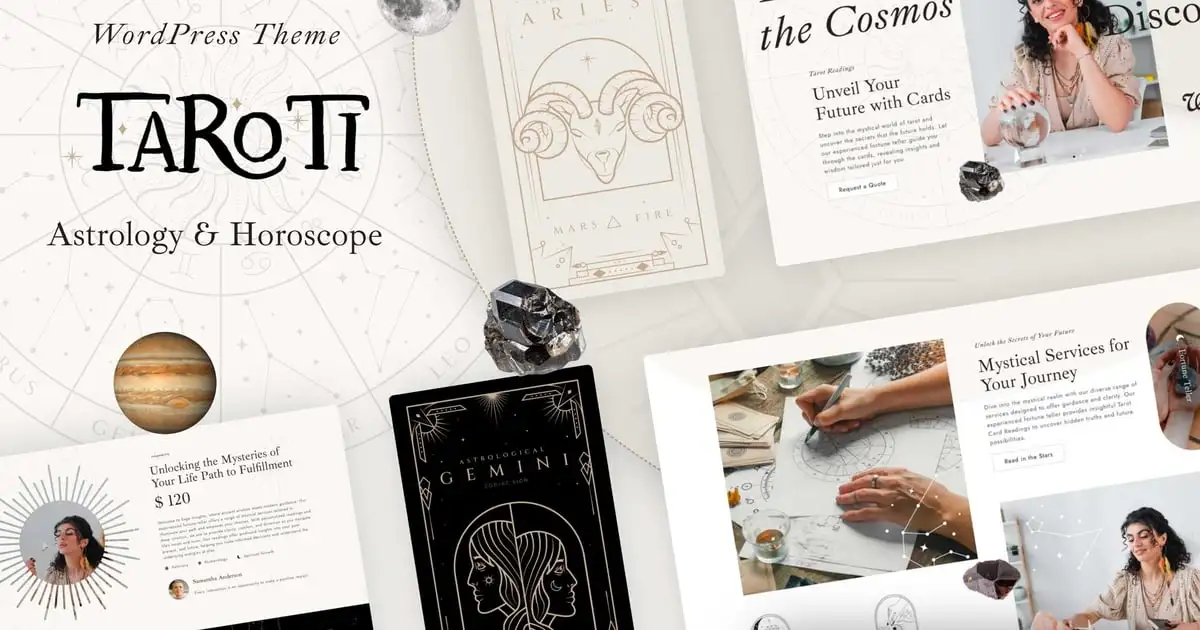 Taroti – Astrology & Horoscope WordPress Theme