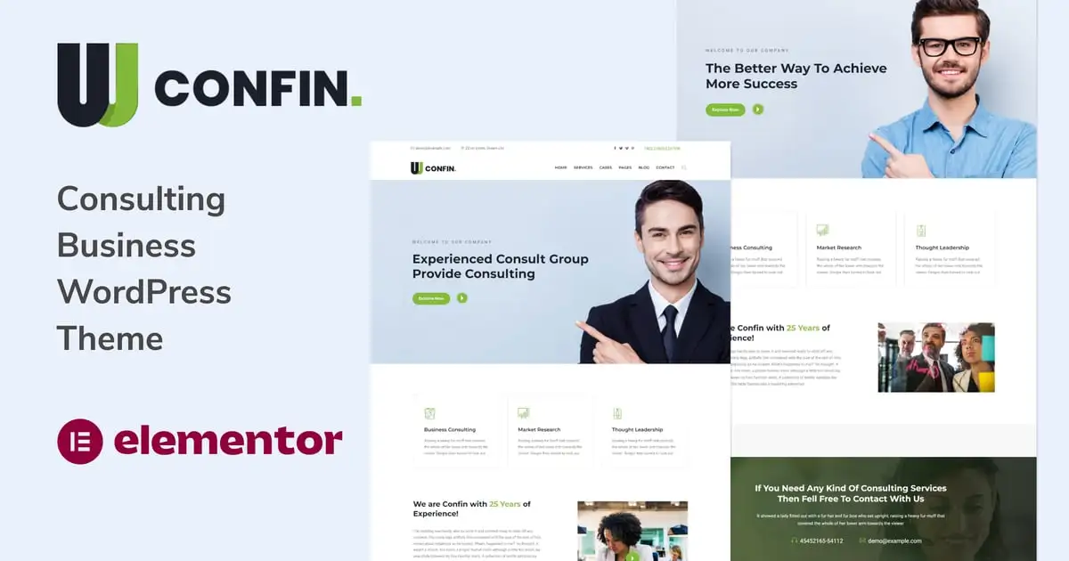 Confin – Consulting Business WordPress Theme