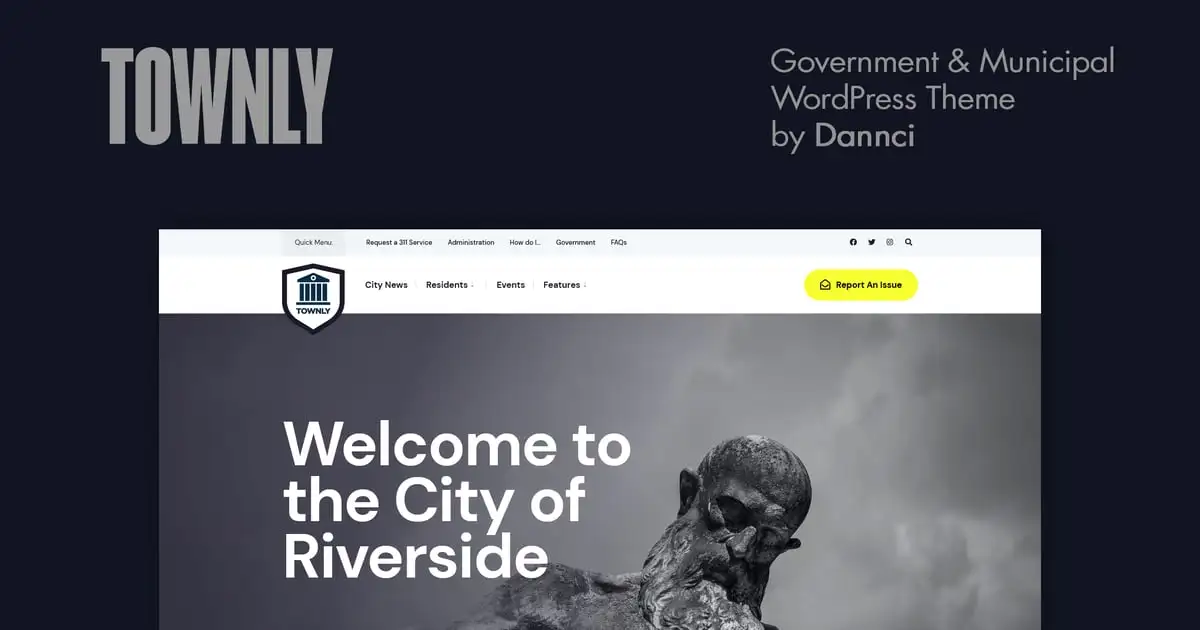 Townly – Government & Municipal WordPress Theme