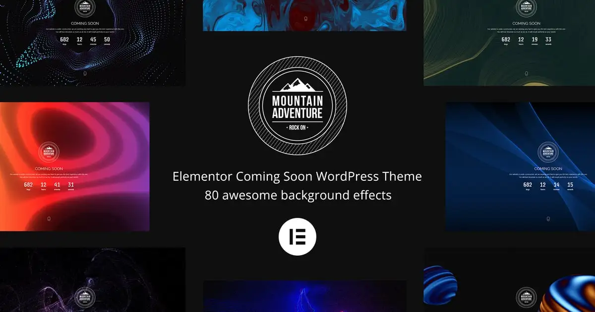 Mountain – Elementor Coming Soon WordPress Theme