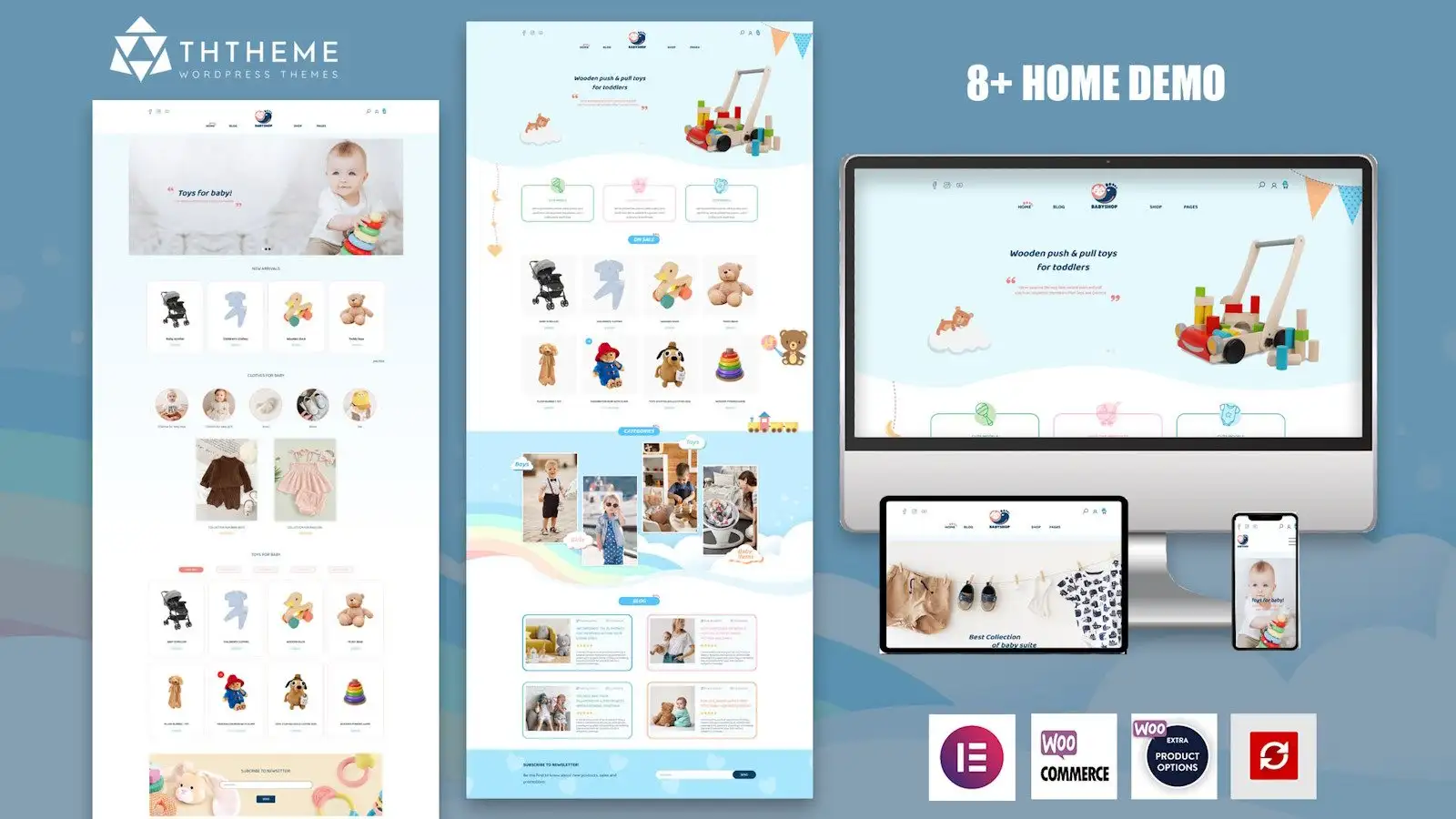 BabyShop – Kids Store Fashion & Toys Elementor WordPress Theme