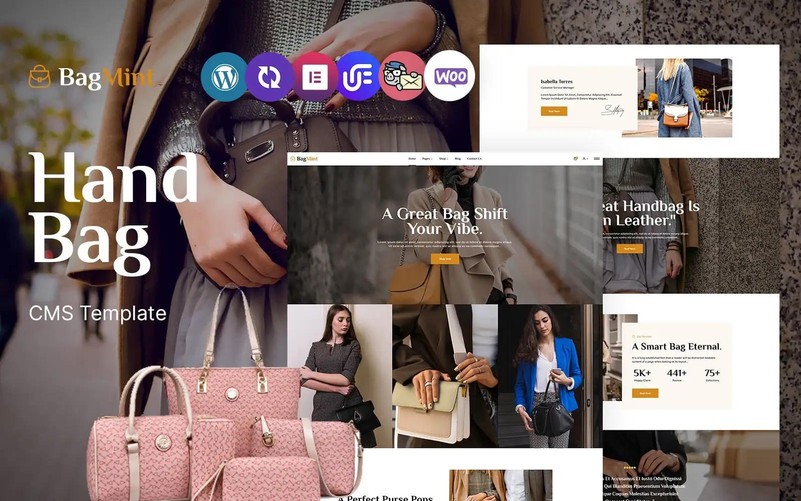 BagMint – Handbag Store Multipurpose Responsive WordPress Theme WooCommerce Theme
